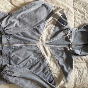 Levi's Light Blue and White Jacket